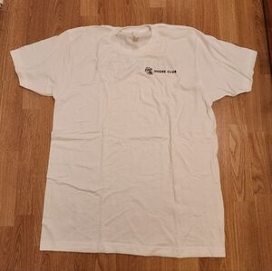 Tultex White Claw Shore Club Cotton Shortsleeve Tee White Large